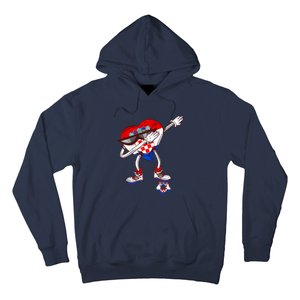 Croatia Dabbing Heart Hrvatska Soccer Team Croatia Flag Hoodie