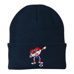 Croatia Dabbing Heart Hrvatska Soccer Team Croatia Flag Knit Cap Winter Beanie