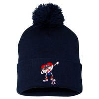 Croatia Dabbing Heart Hrvatska Soccer Team Croatia Flag Pom Pom 12in Knit Beanie