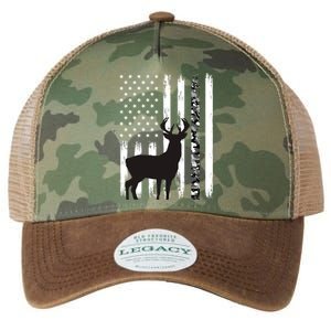 Camouflage Deer Hunting Funny Gift Dad Hunter Camo Usa Flag Cute Gift Legacy Tie Dye Trucker Hat