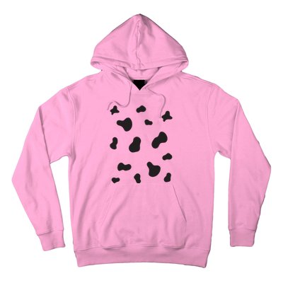 Cute Dalmatian Halloween Costume Dog Black Spots Pattern Hoodie