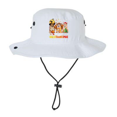 Corgi Dog Halloween Merry Christmas Happy Hallothanksmas Legacy Cool Fit Booney Bucket Hat