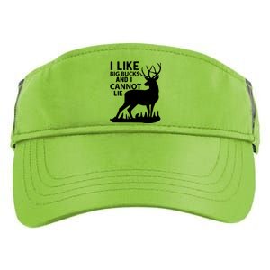 Cool Deer Hunting Design: I Like Big Bucks And I Cannot Lie Meaningful Gift Adult Drive Performance Visor