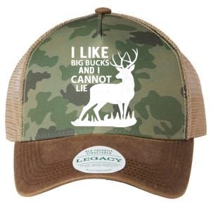 Cool Deer Hunting Design: I Like Big Bucks And I Cannot Lie Meaningful Gift Legacy Tie Dye Trucker Hat