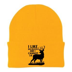 Cool Deer Hunting Design: I Like Big Bucks And I Cannot Lie Meaningful Gift Knit Cap Winter Beanie