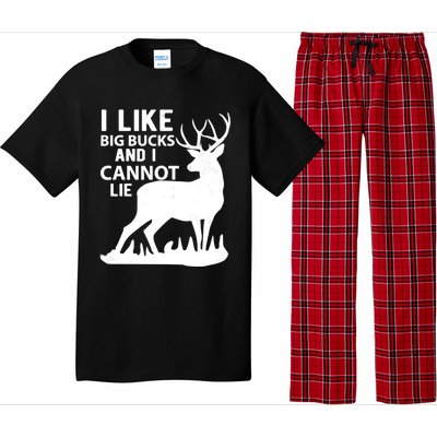 Cool Deer Hunting Design: I Like Big Bucks And I Cannot Lie Meaningful Gift Pajama Set