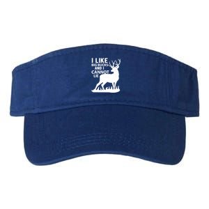 Cool Deer Hunting Design: I Like Big Bucks And I Cannot Lie Meaningful Gift Valucap Bio-Washed Visor