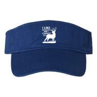 Cool Deer Hunting Design: I Like Big Bucks And I Cannot Lie Meaningful Gift Valucap Bio-Washed Visor