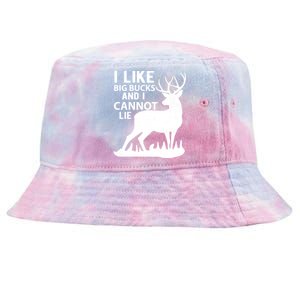 Cool Deer Hunting Design: I Like Big Bucks And I Cannot Lie Meaningful Gift Tie-Dyed Bucket Hat