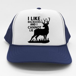 Cool Deer Hunting Design: I Like Big Bucks And I Cannot Lie Meaningful Gift Trucker Hat