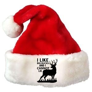 Cool Deer Hunting Design: I Like Big Bucks And I Cannot Lie Meaningful Gift Premium Christmas Santa Hat