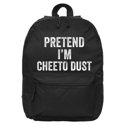 Cheeto Dust Halloween Costume Pretend IM Cheeto Dust 16 in Basic Backpack