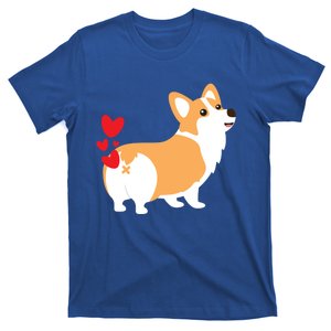 Corgi Dog Hearts Funny Cute Valentines Day Gift Meaningful Gift T-Shirt