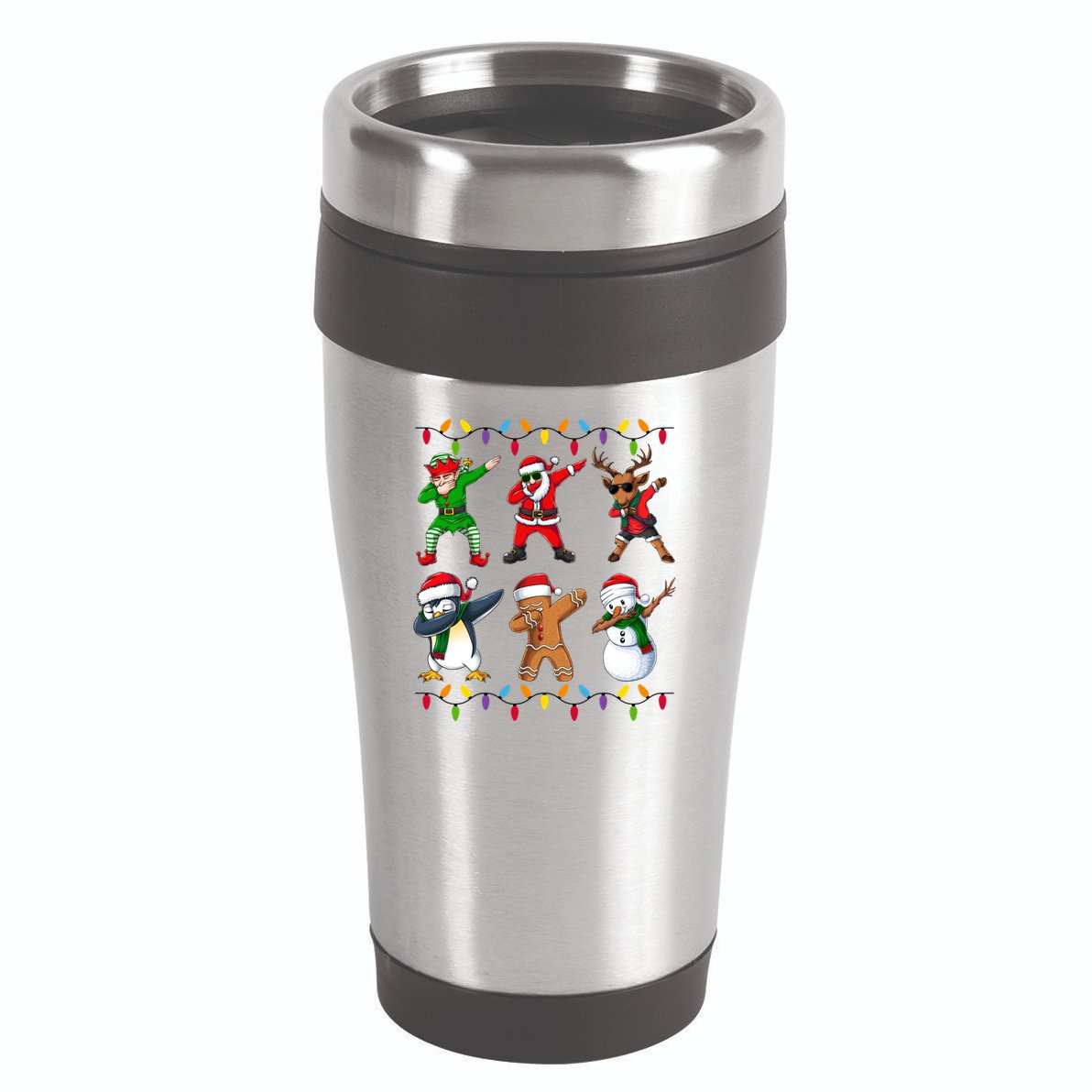 Christmas Dab Holiday Festive 16oz Travel Tumbler