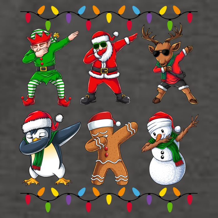 Christmas Dab Holiday Festive Vector Backpack