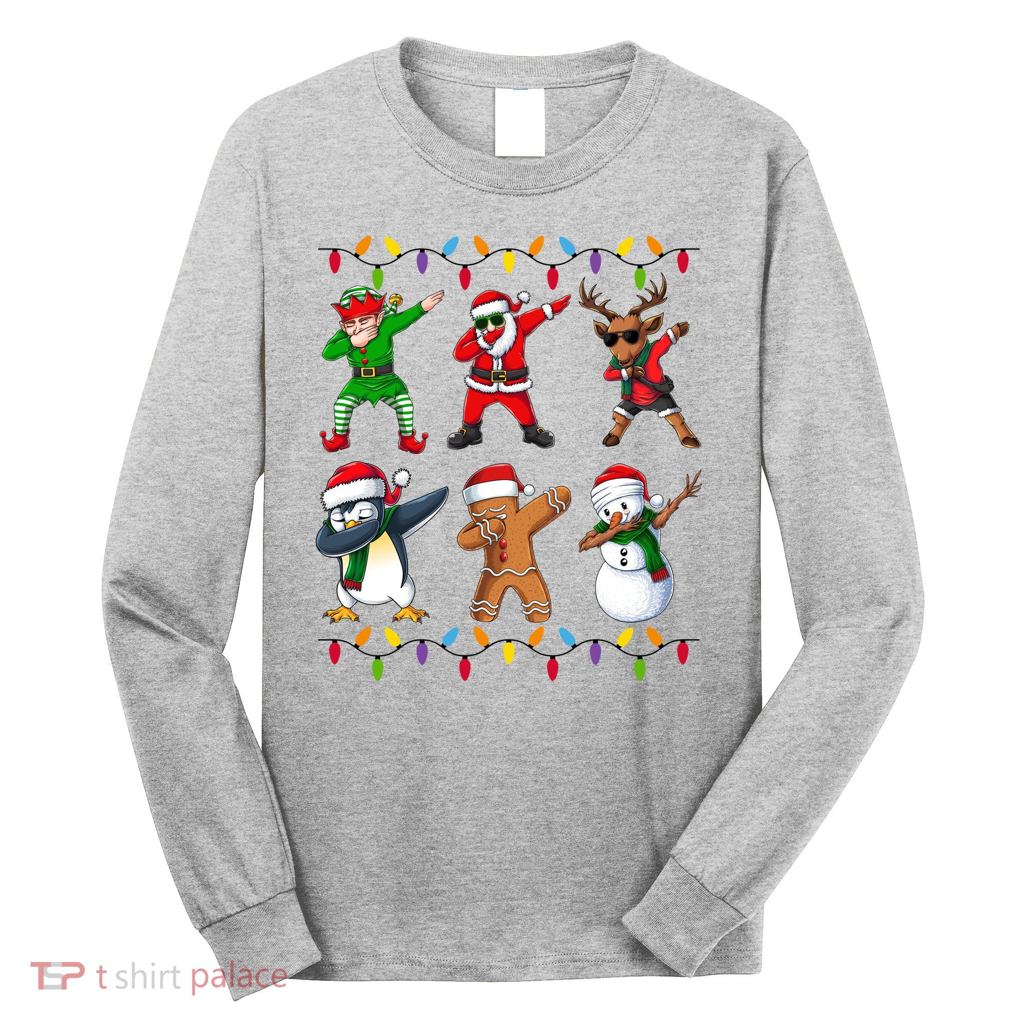 Christmas Dab Holiday Festive Long Sleeve Shirt