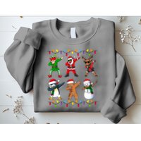Christmas Dab Holiday Festive Sweatshirt