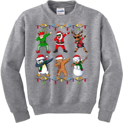 Christmas Dab Holiday Festive Kids Sweatshirt