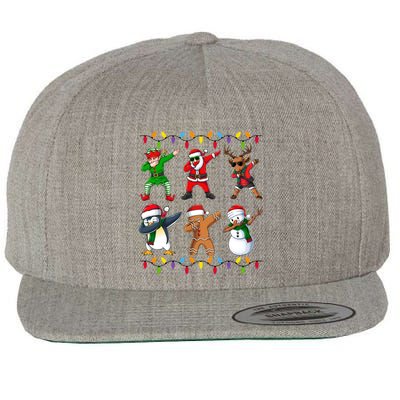 Christmas Dab Holiday Festive Wool Snapback Cap
