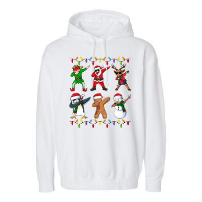 Christmas Dab Holiday Festive Garment-Dyed Fleece Hoodie