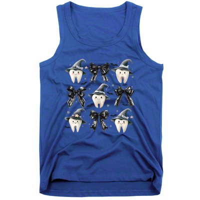 Coquette Dental Halloween Dental Assistant Spooky Season Gift Tank Top