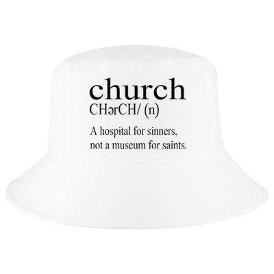 Church Definition Hospital For Sinners Not A Museum Cool Comfort Performance Bucket Hat