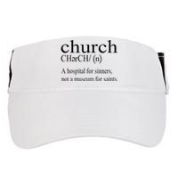 Church Definition Hospital For Sinners Not A Museum Adult Drive Performance Visor