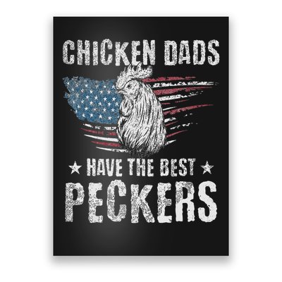 Chicken Dads Have The Best Peckers Ever Funny Adult Humor , Poster