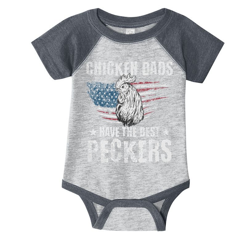 Chicken Dads Have The Best Peckers Ever Funny Adult Humor , Infant Baby Jersey Bodysuit