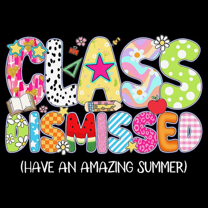Class Dismissed Have An Amazing Summer End Of School Flat Bill Trucker Hat