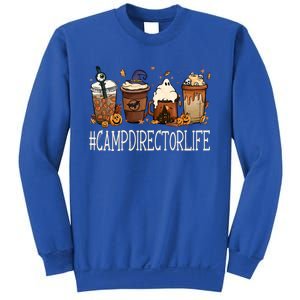 Camp Director Horror Fall Coffee Spooky Halloween Pumpkin Great Gift Sweatshirt