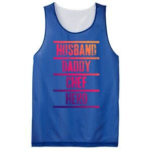 Chef Dad Husband Fathers Day Cute Gift Mesh Reversible Basketball Jersey Tank