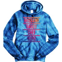 Chef Dad Husband Fathers Day Cute Gift Tie Dye Hoodie