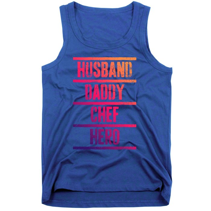 Chef Dad Husband Fathers Day Cute Gift Tank Top