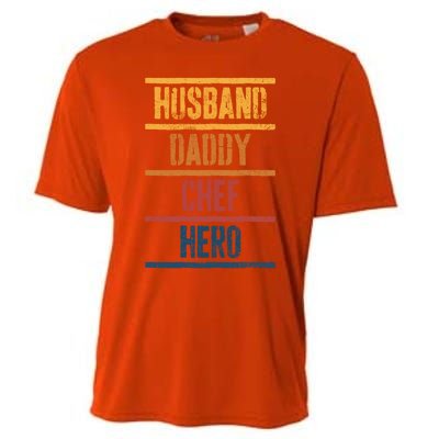 Chef Dad Husband Fathers Day Meaningful Gift Cooling Performance Crew T-Shirt