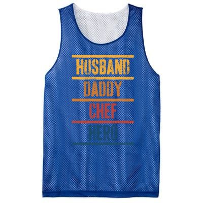 Chef Dad Husband Fathers Day Meaningful Gift Mesh Reversible Basketball Jersey Tank