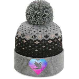 Cute Dragon Heart Love The Baniff Cuffed Pom Beanie