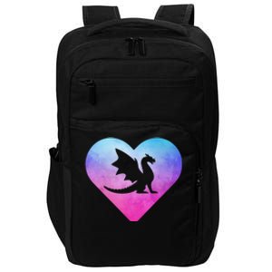 Cute Dragon Heart Love Impact Tech Backpack