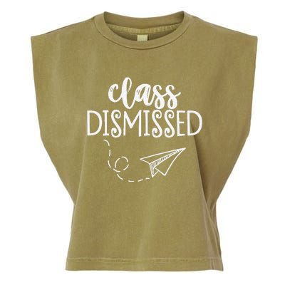 Class Dismissed Happy Last Day Of School Teacher Student Garment-Dyed Women's Muscle Tee