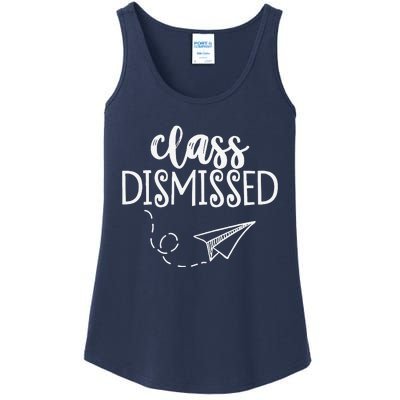 Class Dismissed Happy Last Day Of School Teacher Student Ladies Essential Tank