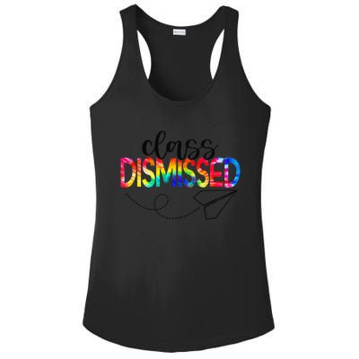 Class Dismissed Happy Last Day Of School Teacher Student Gift Ladies PosiCharge Competitor Racerback Tank