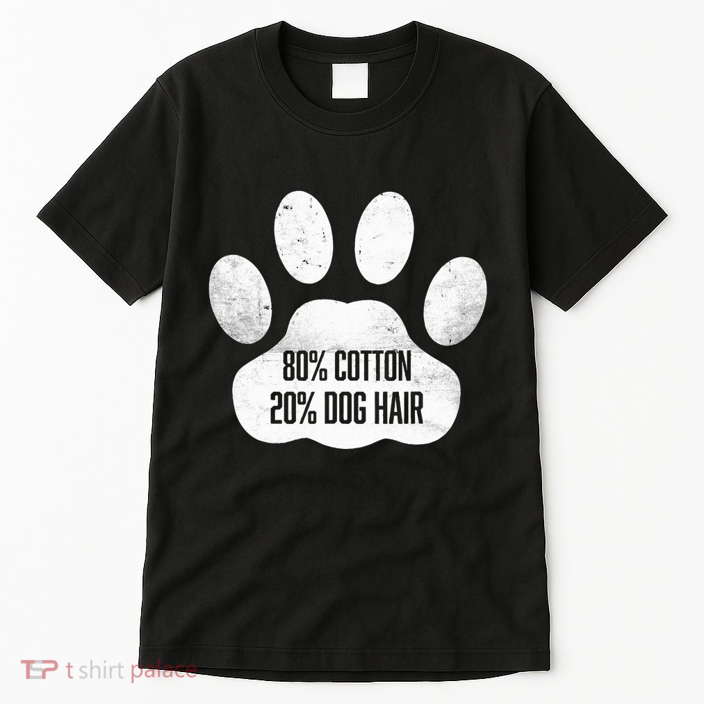 Cotton Dog Hair Traces Of Dog Dog Sayings Tall T-Shirt