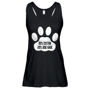 Cotton Dog Hair Traces Of Dog Dog Sayings Ladies Essential Flowy Tank