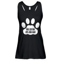 Cotton Dog Hair Traces Of Dog Dog Sayings Ladies Essential Flowy Tank