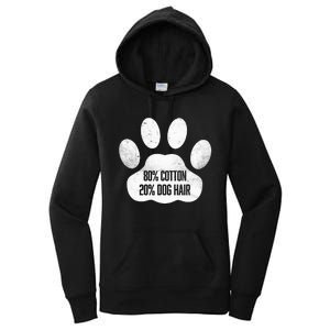 Cotton Dog Hair Traces Of Dog Dog Sayings Women's Pullover Hoodie