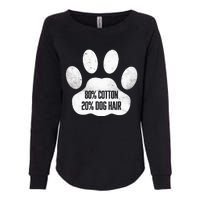 Cotton Dog Hair Traces Of Dog Dog Sayings Womens California Wash Sweatshirt