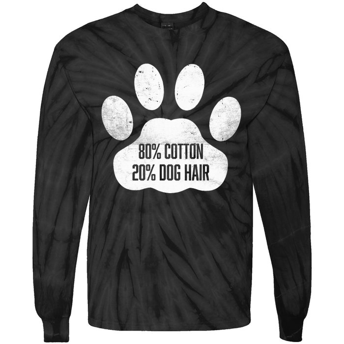 Cotton Dog Hair Traces Of Dog Dog Sayings Tie-Dye Long Sleeve Shirt