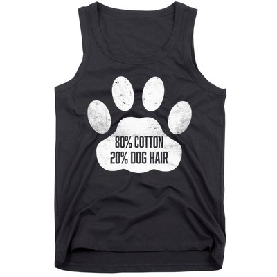 Cotton Dog Hair Traces Of Dog Dog Sayings Tank Top