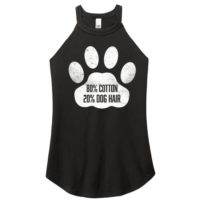 Cotton Dog Hair Traces Of Dog Dog Sayings Women's Perfect Tri Rocker Tank