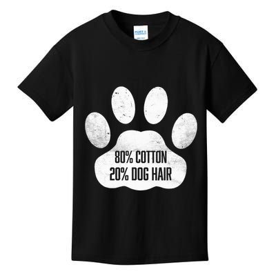 Cotton Dog Hair Traces Of Dog Dog Sayings Kids T-Shirt